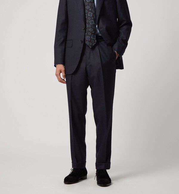 UNITED ARROWS「タスマニアウール メランジ シングル ３ボタン スーツ REGULAR MODEL‐ストレッチ・撥水・防シワ‐」|スーツ|