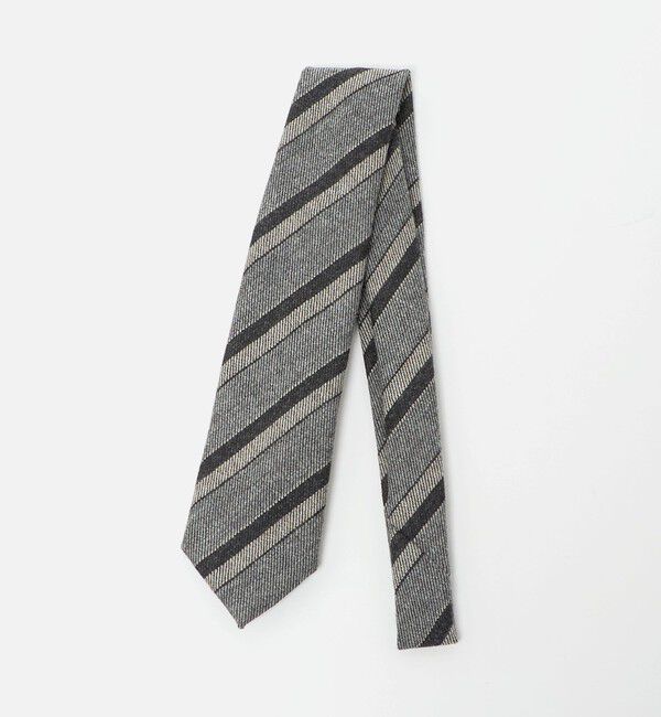 UNITED ARROWS「グレーストライプ ネクタイ」|ネクタイ・蝶ネクタイ|MD.GRAY