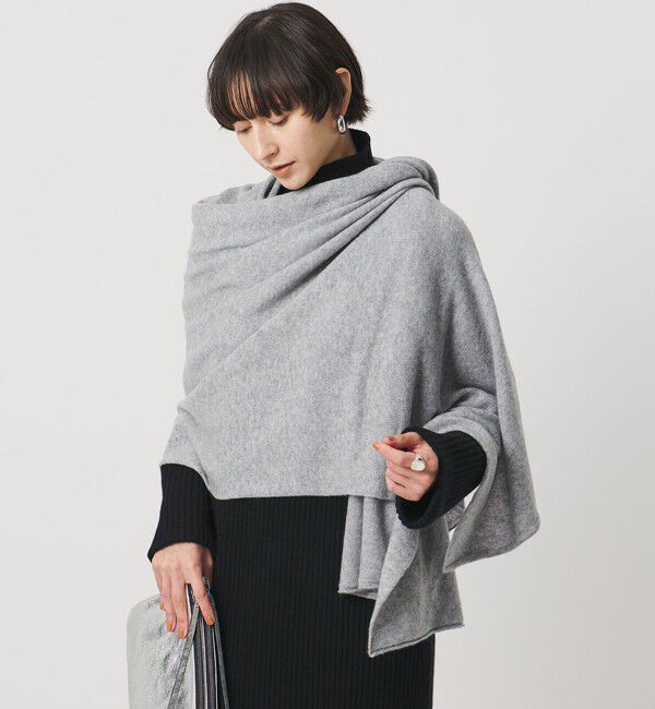 UNITED ARROWS「カシミヤ ニット ストール」|ストール|MD.GRAY