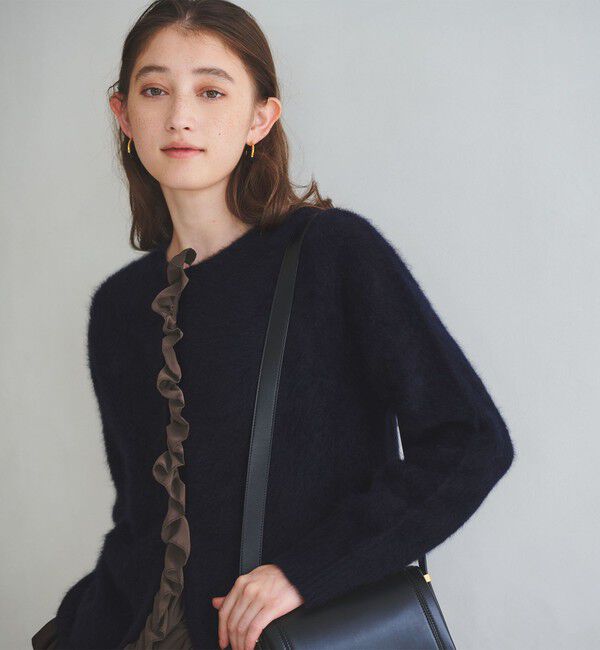 UNITED ARROWS フリル付きペプラムカーディガン 1500025Y0061_m1_a029.jpg