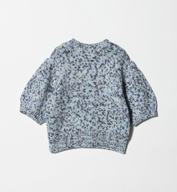 UNITED ARROWS「ミックスカラー ハーフスリーブニット」|ニット・セーター|