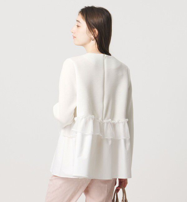 UNITED ARROWS「ペプラムフリル カットソー」|Tシャツ・カットソー|