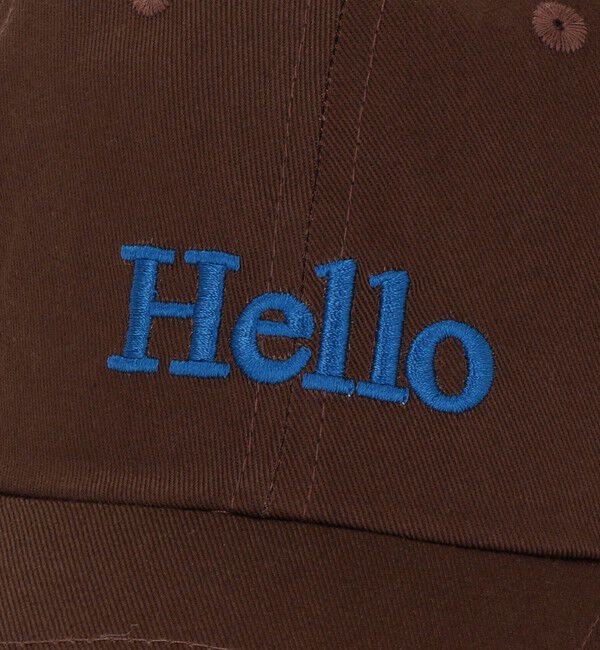 UNITED ARROWS green label relaxing「HELLO キャップ / CAP / キッズ  」|キャップ・キャスケット|