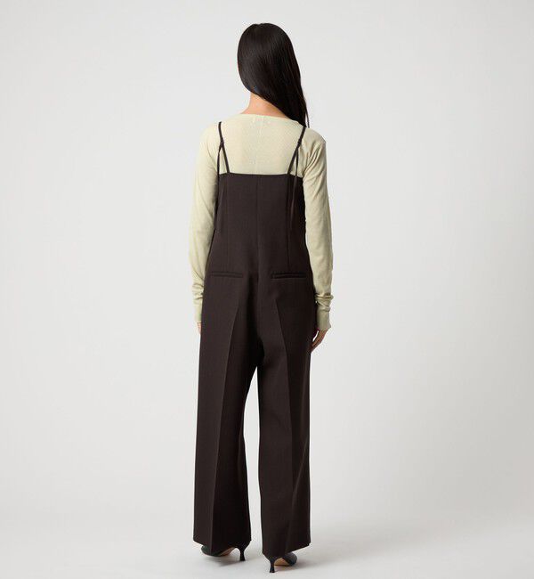 EMMEL REFINES「＜EMMEL REFINES＞EM ラップライク タック サロペット」|オールインワン|