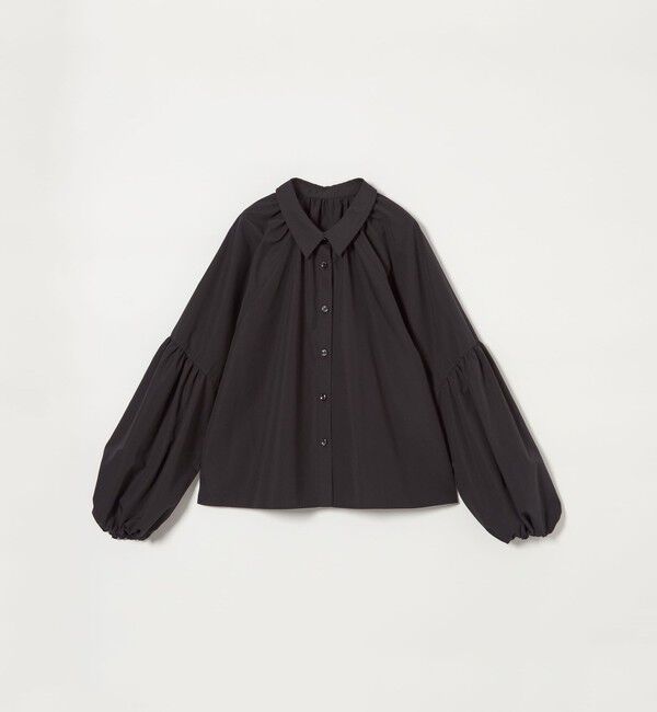 EMMEL REFINES「＜EMMEL REFINES＞EM ソデボリューム ミニエリ シャツ」|シャツ・ブラウス|