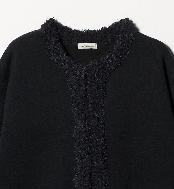 UNITED ARROWS green label relaxing「ブークレ&times;フリンジ カーディガン ウォッシャブル」|カーディガン|