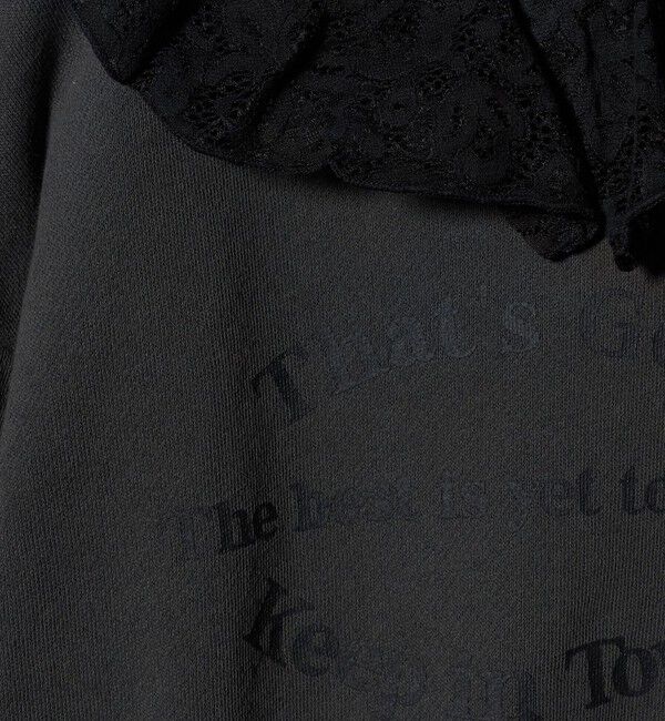 UNITED ARROWS green label relaxing「レースエリ 裏毛プルオーバー / キッズ  100cm-160cm」|スウェット・ジャージ|