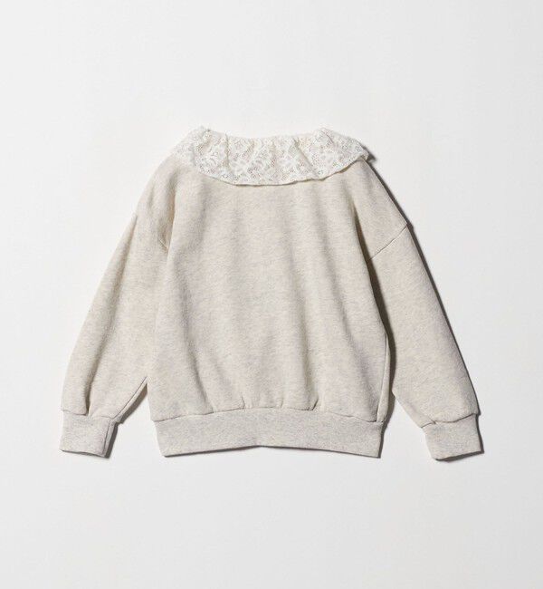 UNITED ARROWS green label relaxing「レースエリ 裏毛プルオーバー / キッズ  100cm-160cm」|スウェット・ジャージ|