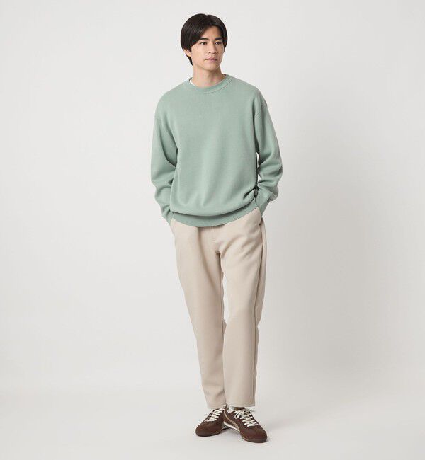 UNITED ARROWS green label relaxing「コットン スウェット クルーネック ニット」|ニット・セーター|