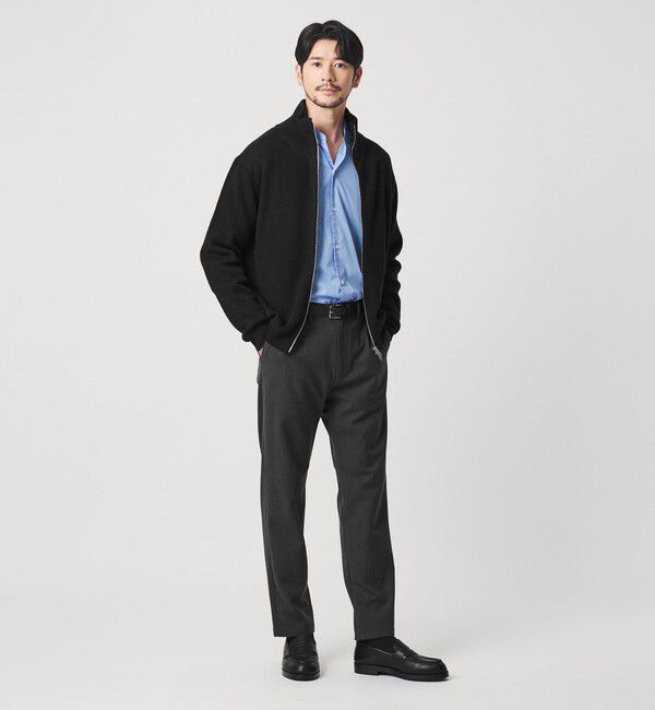 BEAUTY&YOUTH UNITED ARROWS「【WEB限定 WARDROBE SMART】ウォッシャブル ドライバーズジャケット」|カーディガン|