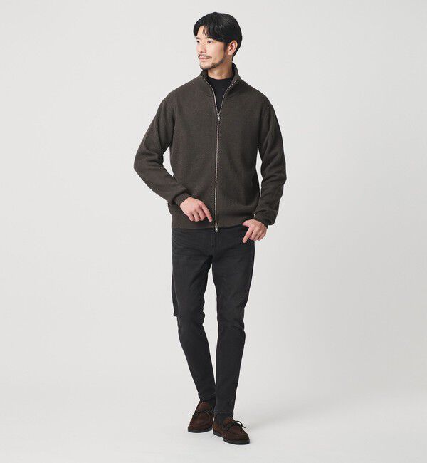 BEAUTY&YOUTH UNITED ARROWS「【WEB限定 WARDROBE SMART】ウォッシャブル ドライバーズジャケット」|カーディガン|
