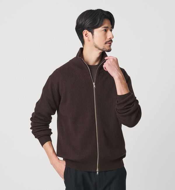 BEAUTY&YOUTH UNITED ARROWS「【WEB限定 WARDROBE SMART】ウォッシャブル ドライバーズジャケット」|カーディガン|