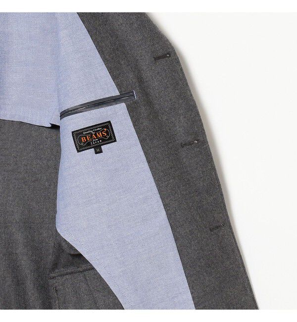 BEAMS PLUS「BEAMS PLUS / フランネル 3ボタン ジャケット」|テーラードジャケット|