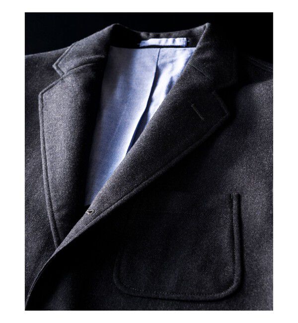 BEAMS PLUS「BEAMS PLUS / フランネル 3ボタン ジャケット」|テーラードジャケット|