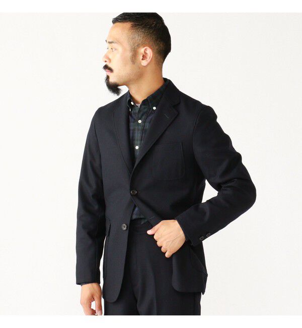 BEAMS PLUS「BEAMS PLUS / フランネル 3ボタン ジャケット」|テーラードジャケット|