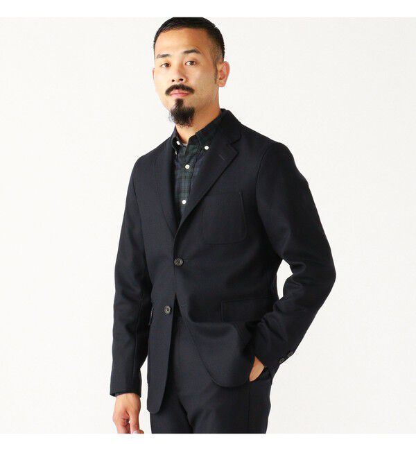 BEAMS PLUS「BEAMS PLUS / フランネル 3ボタン ジャケット」|テーラードジャケット|