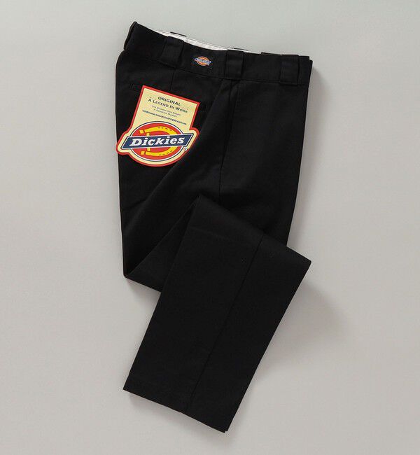 SHIPS「【SHIPS別注】Dickies: テーパード ワーク チノパンツ」|チノ|ブラック