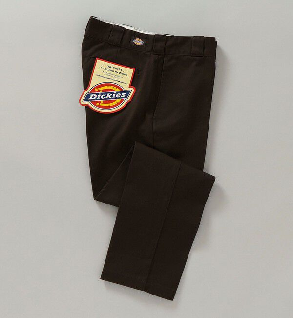 SHIPS「【SHIPS別注】Dickies: テーパード ワーク チノパンツ」|チノ|ブラウン