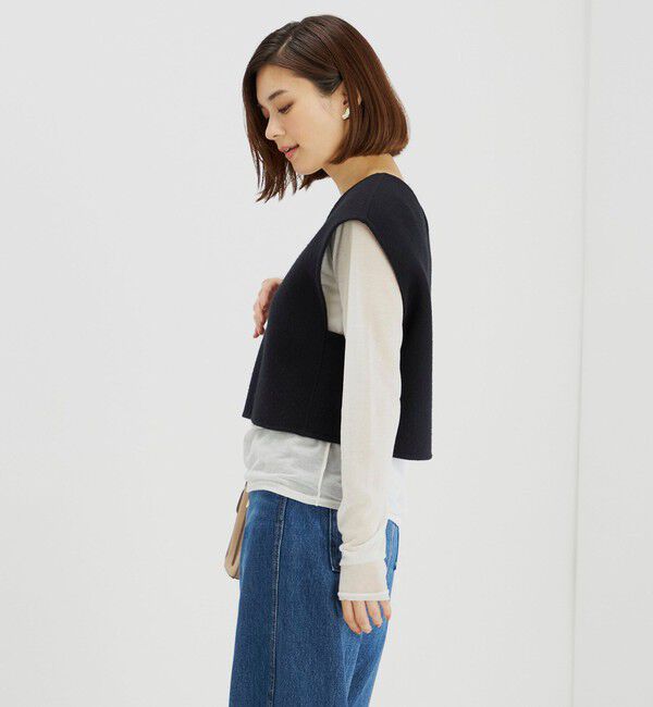 SHIPS for women「【SHIPS別注】JANE SMITH:インサイドアウト シアー プルオーバー ◇」|Tシャツ・カットソー|