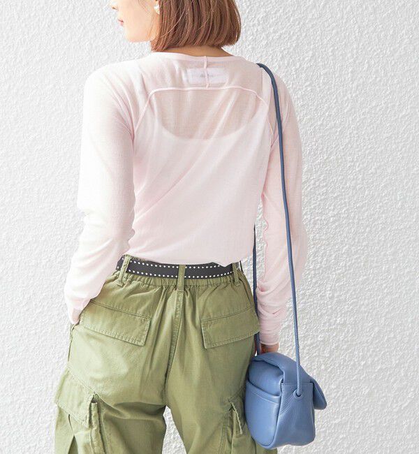 SHIPS for women「【SHIPS別注】JANE SMITH:インサイドアウト シアー プルオーバー ◇」|Tシャツ・カットソー|ピンク