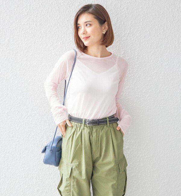 SHIPS for women「【SHIPS別注】JANE SMITH:インサイドアウト シアー プルオーバー ◇」|Tシャツ・カットソー|