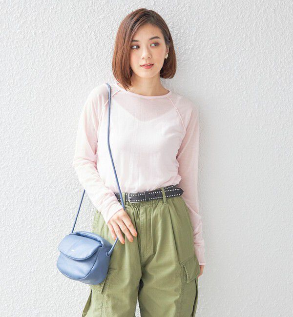 SHIPS for women「【SHIPS別注】JANE SMITH:インサイドアウト シアー プルオーバー ◇」|Tシャツ・カットソー|