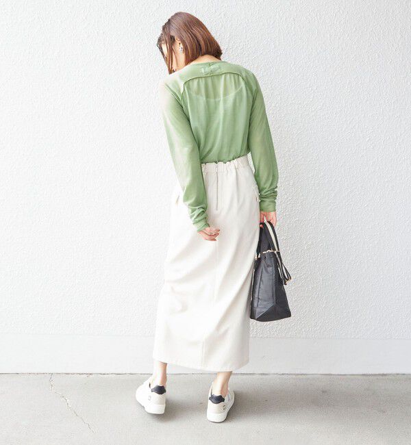 SHIPS for women「【SHIPS別注】JANE SMITH:インサイドアウト シアー プルオーバー ◇」|Tシャツ・カットソー|