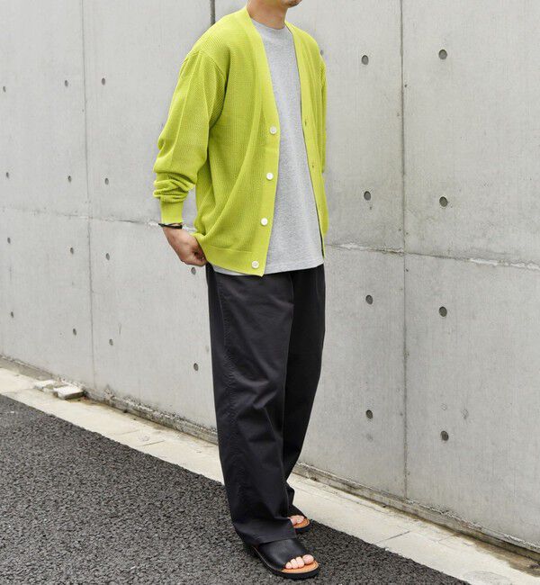 SHIPS any「SHIPS any: 〈洗濯機可能〉シアー ニット Vネック ボタン カーディガン◇」|カーディガン|