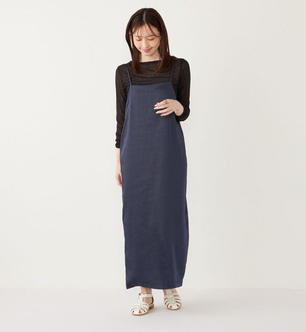 SHIPS Colors 「SHIPS Colors:〈洗濯機可能〉シアー テレコ ボートネック インナー」|Tシャツ・カットソー|