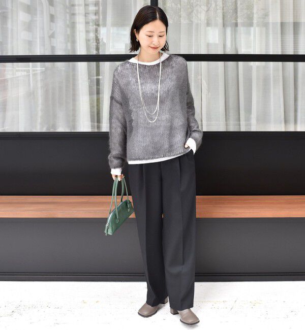 SHIPS for women「モヘヤ メッシュ プルオーバー」|ニット・セーター|