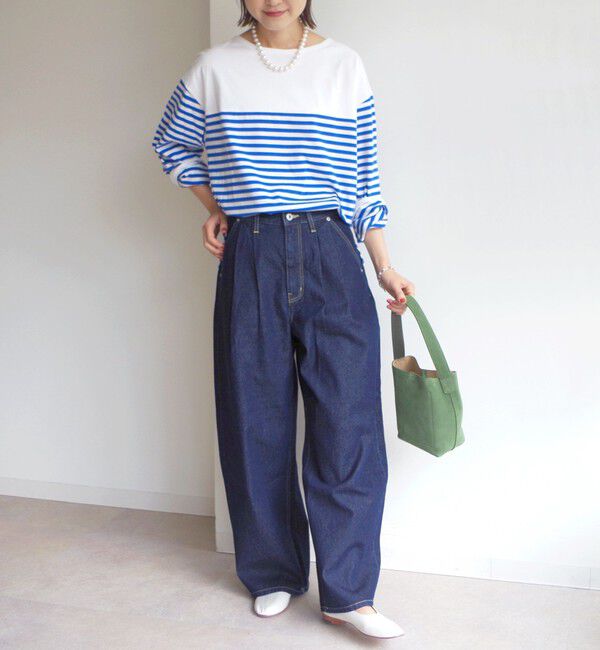 SHIPS for women「【WEB限定】〈洗濯機可能〉ビッグ バスク シャツ」|Tシャツ・カットソー|