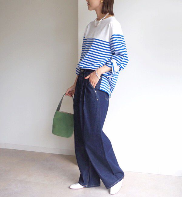 SHIPS for women「【WEB限定】〈洗濯機可能〉ビッグ バスク シャツ」|Tシャツ・カットソー|