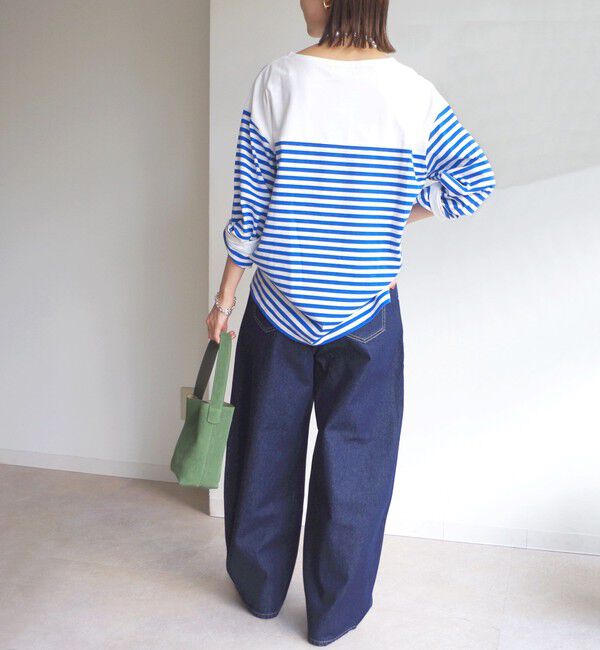 SHIPS for women「【WEB限定】〈洗濯機可能〉ビッグ バスク シャツ」|Tシャツ・カットソー|