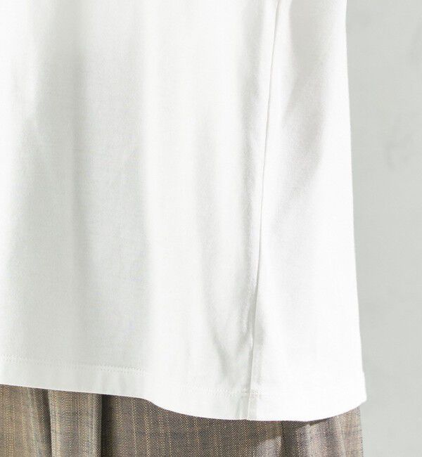 SHIPS for women「プリント ロゴ ロング スリーブ TEE」|Tシャツ・カットソー|