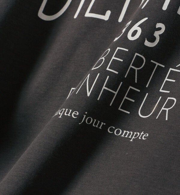 SHIPS for women「プリント ロゴ ロング スリーブ TEE」|Tシャツ・カットソー|