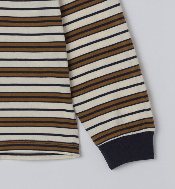 SHIPS「【SHIPS別注】AIRTOWNE: マルチ ボーダー ロングスリーブ Tシャツ」|Tシャツ・カットソー|