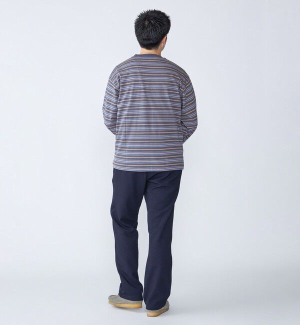 SHIPS「【SHIPS別注】AIRTOWNE: マルチ ボーダー ロングスリーブ Tシャツ」|Tシャツ・カットソー|