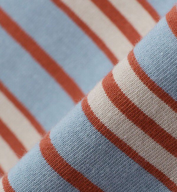 SHIPS「【SHIPS別注】AIRTOWNE: マルチ ボーダー ロングスリーブ Tシャツ」|Tシャツ・カットソー|