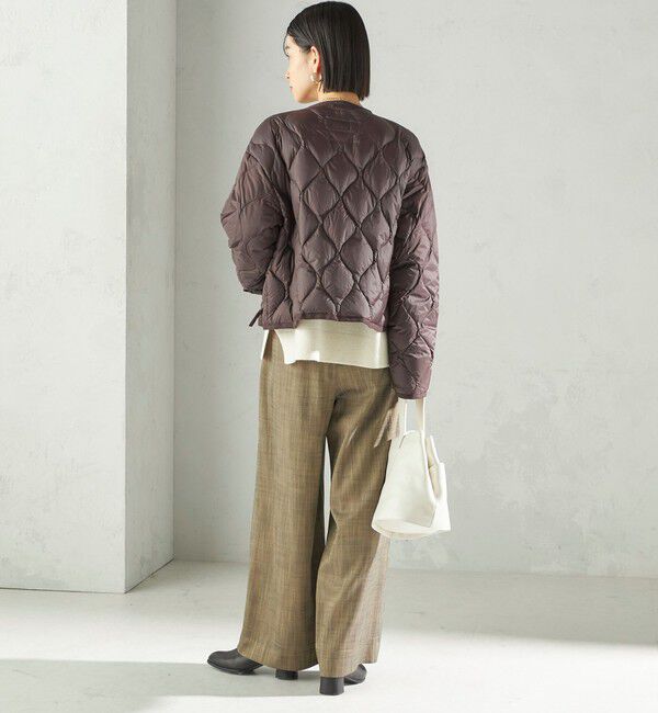 SHIPS for women「【SHIPS別注】Wai+ &times; TAION:〈手洗い可能〉ショート ダウン ジャケット」|ダウン|