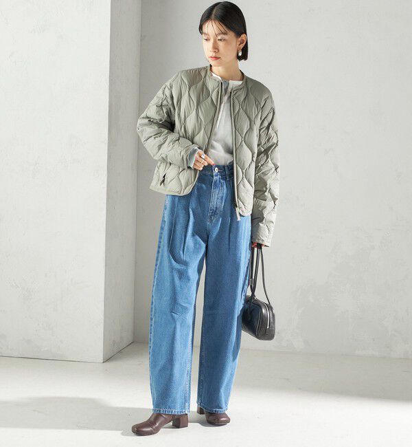 SHIPS for women「【SHIPS別注】Wai+ &times; TAION:〈手洗い可能〉ショート ダウン ジャケット」|ダウン|