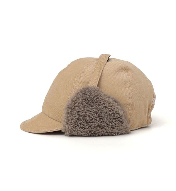 SHIPS KIDS「SHIPS KIDS:ベビー ボア コーデュロイ フライト キャップ」|キャップ・キャスケット|