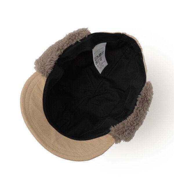 SHIPS KIDS「SHIPS KIDS:ベビー ボア コーデュロイ フライト キャップ」|キャップ・キャスケット|