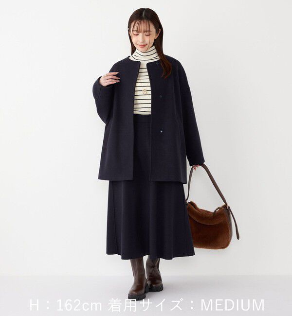 SHIPS Colors 「SHIPS Colors:〈手洗い可能〉ジャージーメルトン ポケット フレアスカート2◇」|フレア|