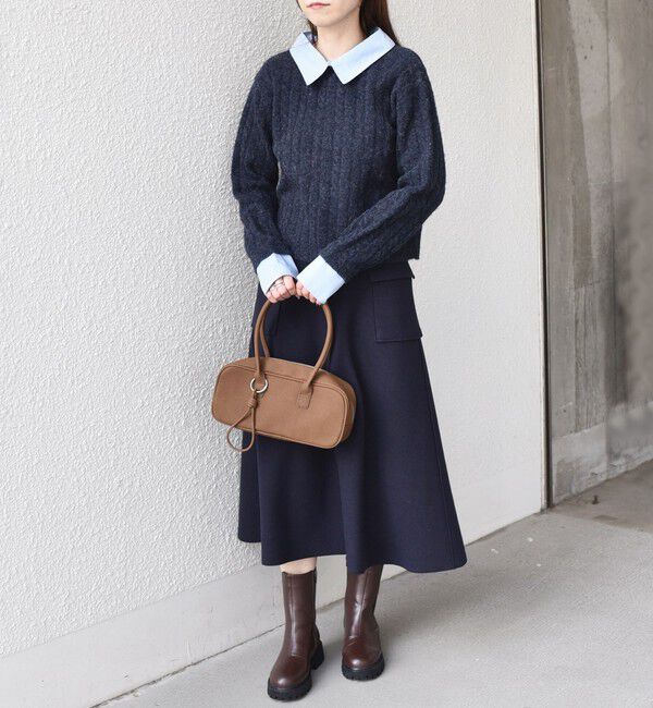 SHIPS Colors 「SHIPS Colors:〈手洗い可能〉ジャージーメルトン ポケット フレアスカート2◇」|フレア|