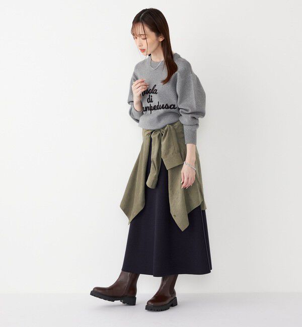 SHIPS Colors 「SHIPS Colors:〈手洗い可能〉ジャージーメルトン ポケット フレアスカート2◇」|フレア|