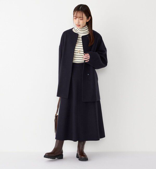 SHIPS Colors 「SHIPS Colors:〈手洗い可能〉ジャージーメルトン ポケット フレアスカート2◇」|フレア|