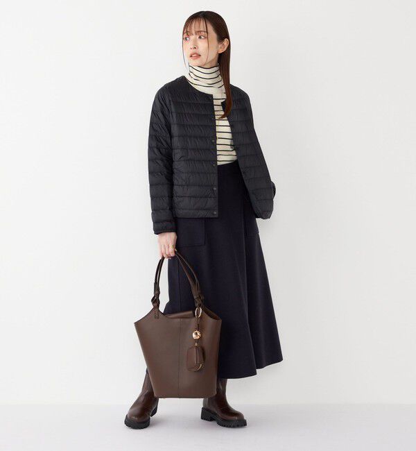 SHIPS Colors 「SHIPS Colors:〈手洗い可能〉ジャージーメルトン ポケット フレアスカート2◇」|フレア|