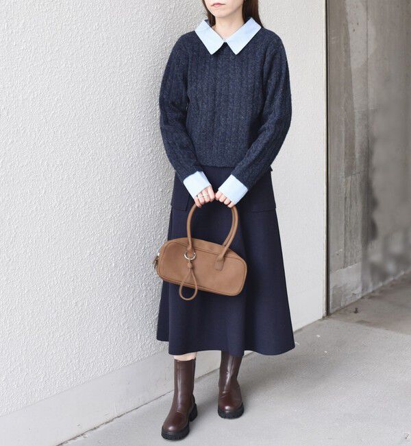 SHIPS Colors 「SHIPS Colors:〈手洗い可能〉ジャージーメルトン ポケット フレアスカート2◇」|フレア|