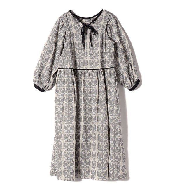 SHIPS for women「Soi-e:〈手洗い可能〉カット ドビー ジャカード ワンピース」|ワンピース|