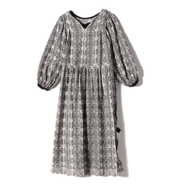 SHIPS for women「Soi-e:〈手洗い可能〉カット ドビー ジャカード ワンピース」|ワンピース|